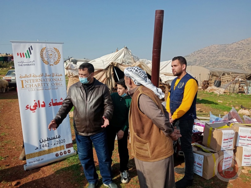 طوباس: هيئة الأعمال الخيرية تطلق حملة "شتاء دافئ في فلسطين" من العقبة