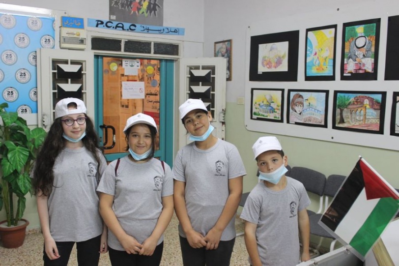 اختتام (مخيم ياسر عرفات 2021) في مركز فنون الطفل بالخليل