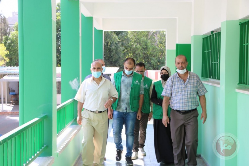 غزة.. إعادة افتتاح مدرسة دمرها الاحتلال في الحرب الأخيرة