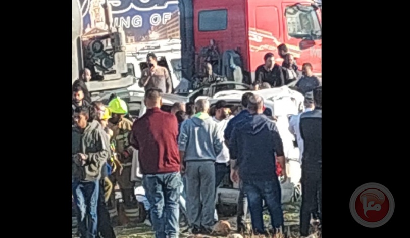 مصرع 7 مواطنين بحادث سير قرب فصايل شمال أريحا