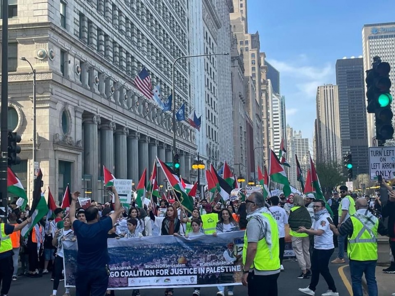 تظاهرات حاشدة في عدة مدن أميركية تضامنا مع القدس