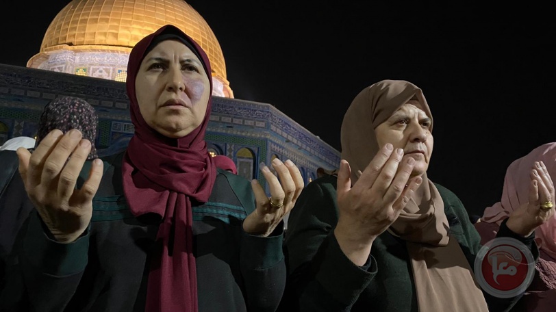 هكذا احيا الفلسطينيون ليلة القدر في المسجد الأقصى 