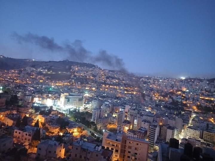 اعلان الحداد- شهيدان برصاص الاحتلال خلال اقتحام مدينة نابلس 