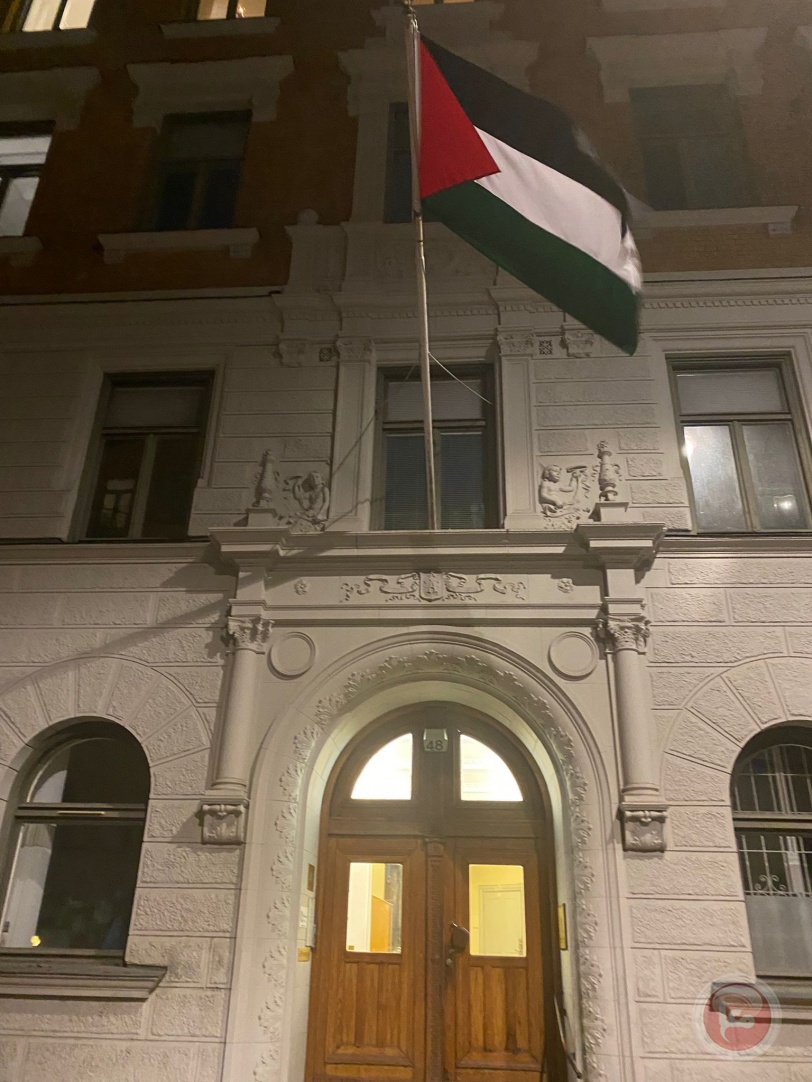 العمل الدبلوماسي الفلسطيني بالسويد الى تقدم