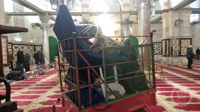 Great destruction - hundreds of arrests and injuries from Al-Aqsa Mosque (photos)