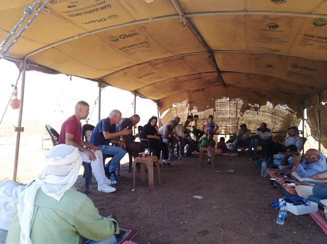 &quot;منتدى العائلات الثكلى&quot; ينظم لقاء تضامني مع العائلات البدوية في طوباس