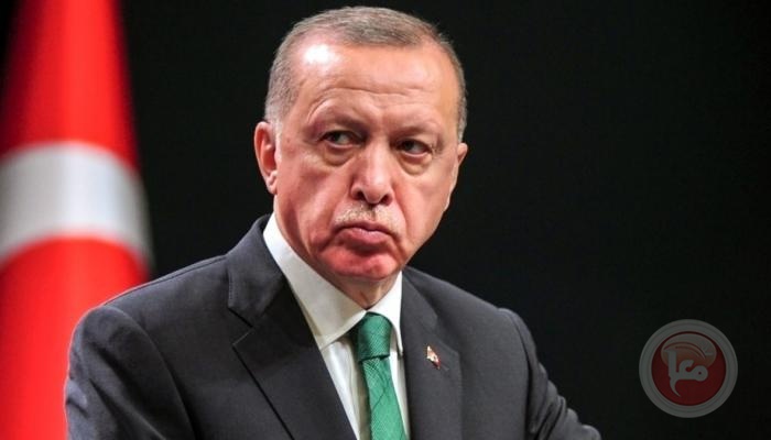 الرئيس التركي يعزي الرئيس بضحايا حريق مخيم جباليا