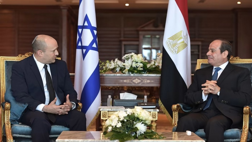 Bennett arrives in Egypt on an unannounced visit