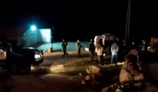 An Israeli police patrol rams a Palestinian vehicle, injuring a family