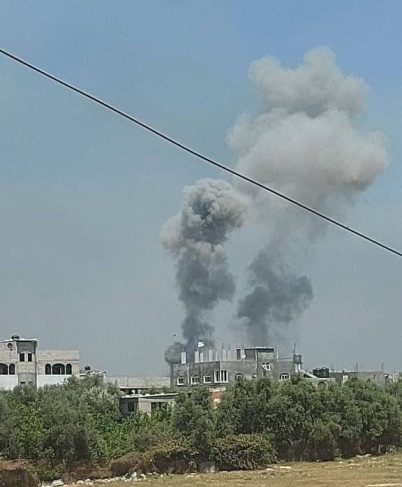 A series of continuous raids on Gaza, and the occupation announces the interception of a missile towards Ashkelon (video)
