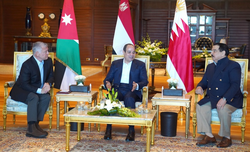 A Jordanian-Bahraini-Egyptian summit in Sharm El-Sheikh
