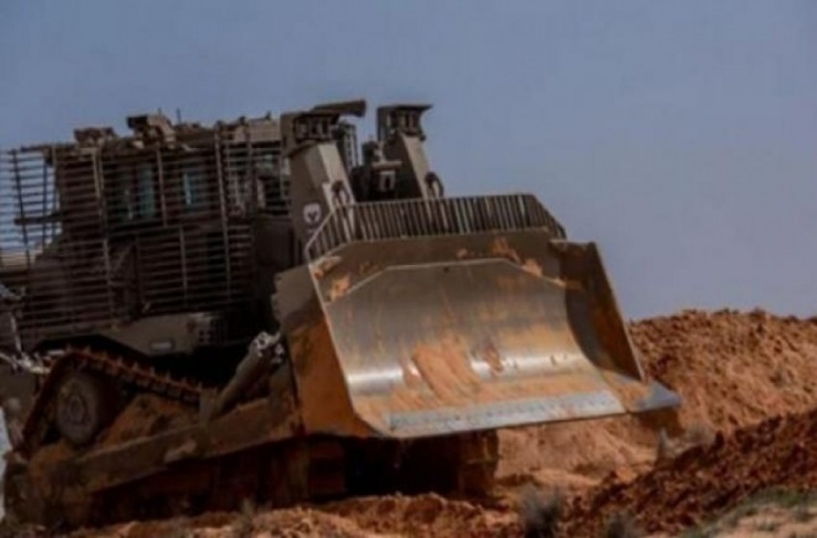 The army introduces a bulldozer into military service