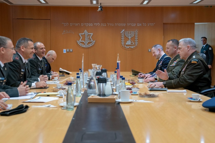 A high-level military meeting between Israel and America