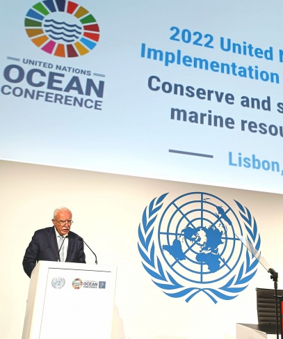 المالكي يشارك في مؤتمر الامم للبحار والمحيطات في البرتغال