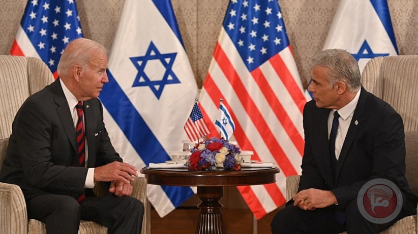 Biden meets Lapid...emphasizing Israel's security and building a regional alliance against Iran
