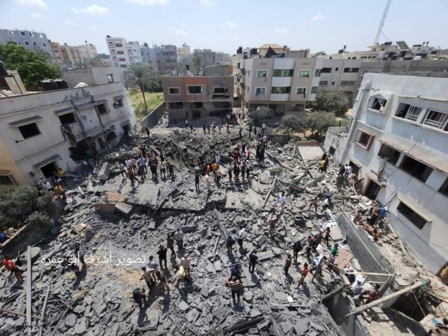 Gaza..The occupation has destroyed 650 housing units since the beginning of the aggression