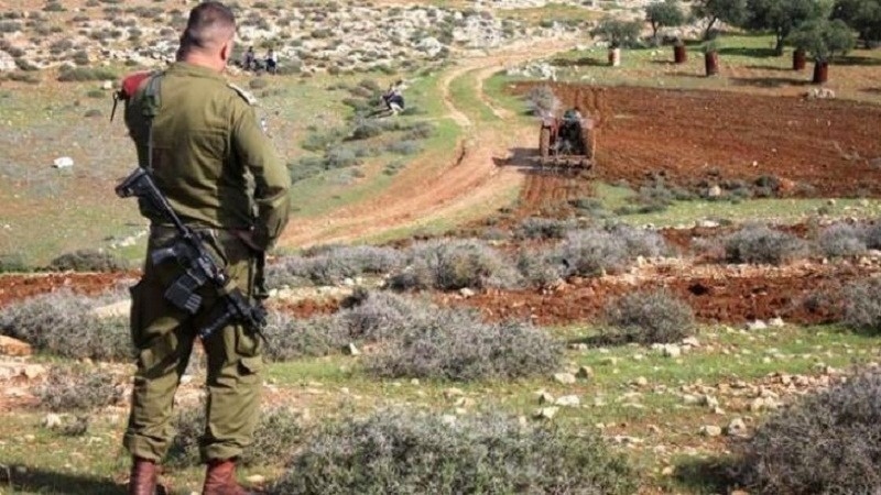 The occupation surveys lands east of Bethlehem and prevents citizens from entering it
