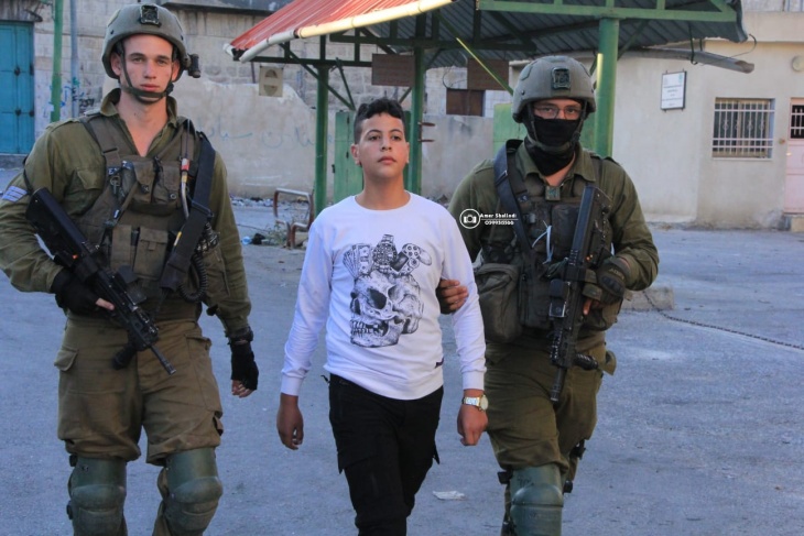 The occupation arrests a child from Hebron