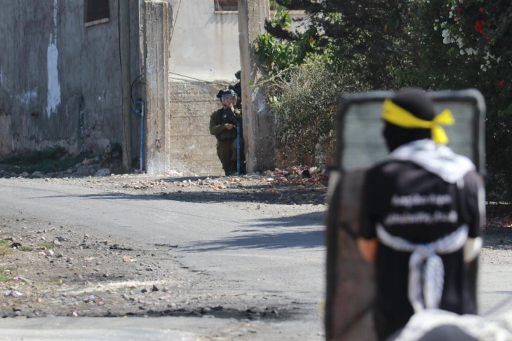 7 injured during the occupation army's suppression of the Kafr Qaddoum march