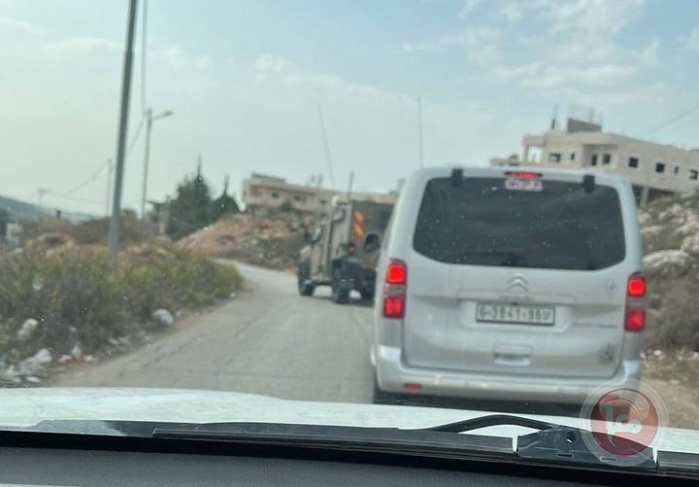 The occupation closes the entrance to the village of Umm Safa