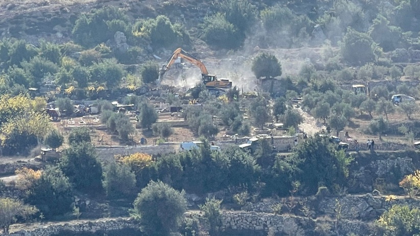 The occupation demolishes an agricultural room south of Bethlehem