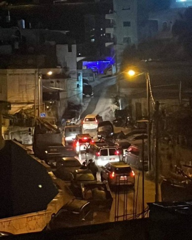 The occupation storms the town of Issawiya