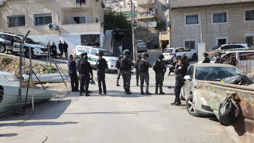 Clashes in the town of Issawiya