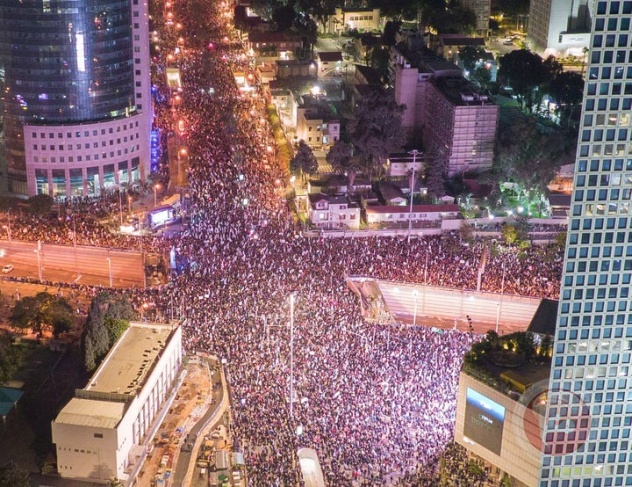 More than 125 thousand demonstrators in Tel Aviv, Haifa and Jerusalem against the Netanyahu government (photos)