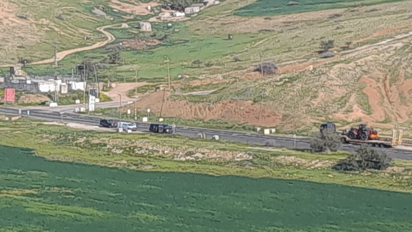 The occupation demolishes citizens' homes in the Homsa community in the Jordan Valley