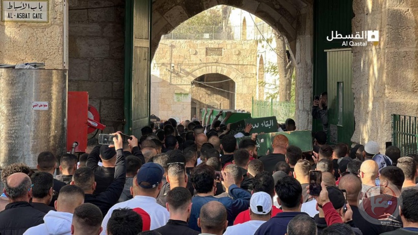 Jerusalem bid farewell to the Rugby brothers at a solemn funeral in Al-Aqsa