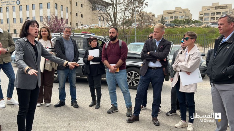 A tour of a diplomatic delegation in Sheikh Jarrah and the Old City of Jerusalem
