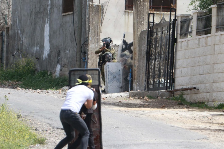 6 injured by metal bullets as a result of the suppression of the Kafr Qaddum march