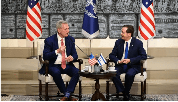 Speaker of the US House of Representatives meets with Netanyahu and Herzog