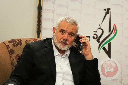 Hamas: Haniyeh is in contact with Egypt and Qatar to stop the aggression