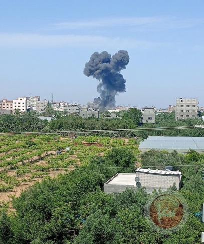 The occupation navy participates in bombing the sites of the Al-Quds Brigades, and the occupation planes bomb agricultural lands