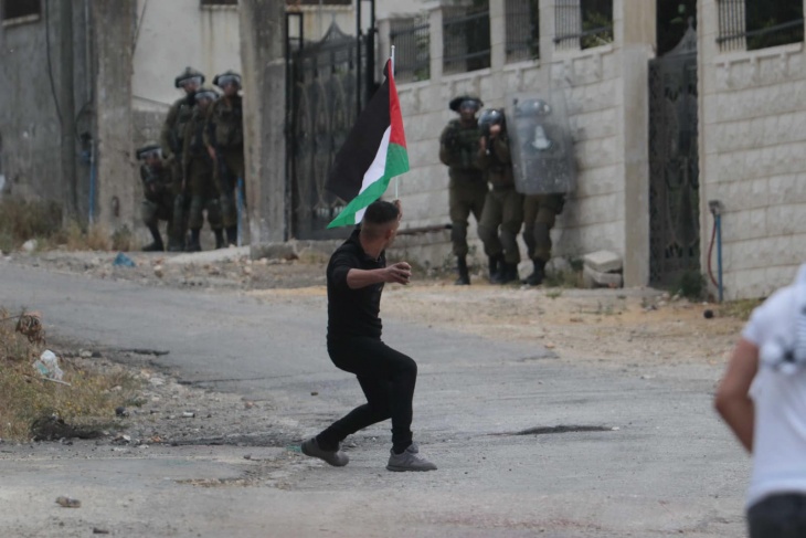 6 were injured by metal bullets during the occupation's suppression of the Kafr Qaddum march