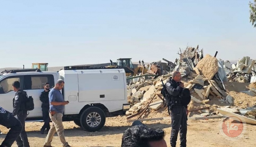 The Israeli authorities demolish 5 houses in Arara al-Naqab