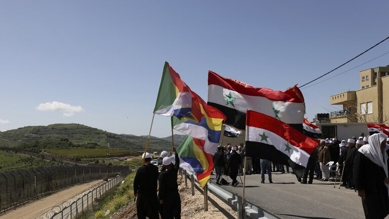 The Israeli army attacks protesters in the occupied Golan