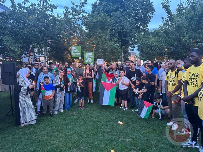 Marches in American cities to condemn the Israeli aggression against the Palestinian people