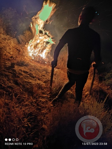 The people of Qarawat Bani Hassan respond to an attack by settlers
